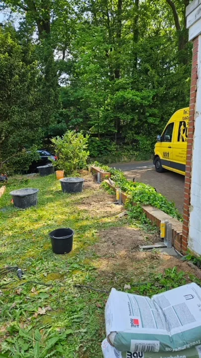 Gartenpflege im Einsatz