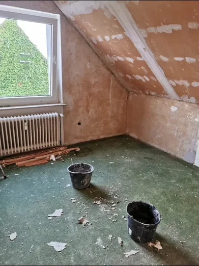 Renovierungsarbeiten im Dachgeschoss