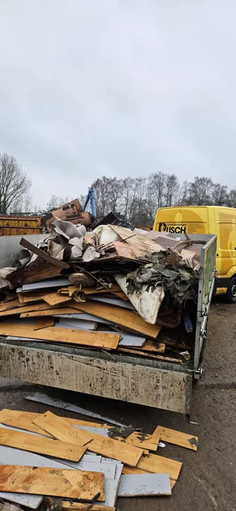 Abtransport bei einer Entrümpelung